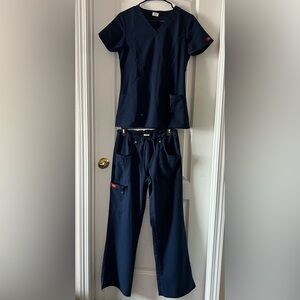 Dickies Navy Blue Scrub Set